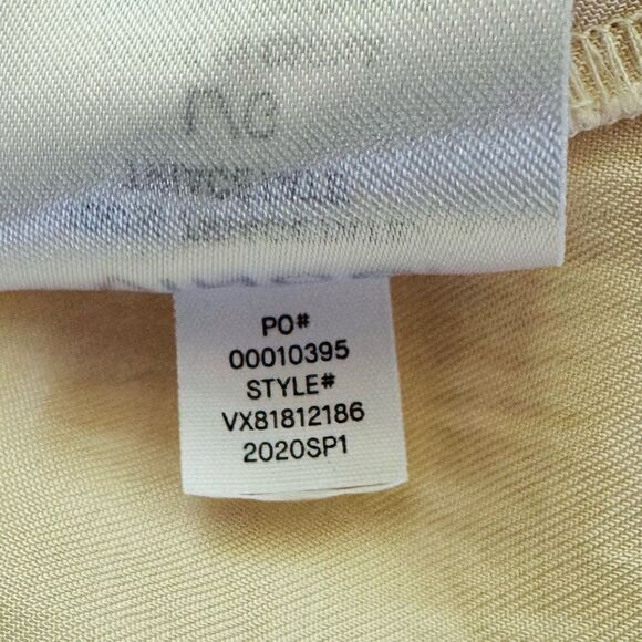 Vince Crossover Surplice Drop Shoulder Blouse Chiffon Top Size Large - Picture 8 of 8